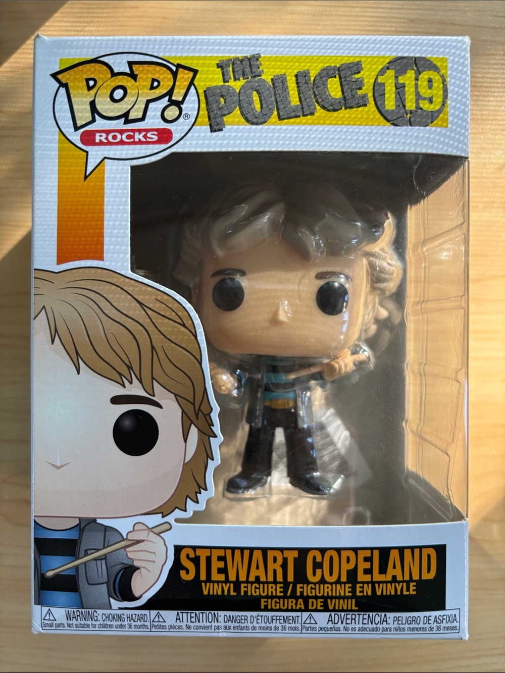 Funko POP Rocks 2019 The Police Stewart Copeland 119 VAULTED MUSIC LEGEND